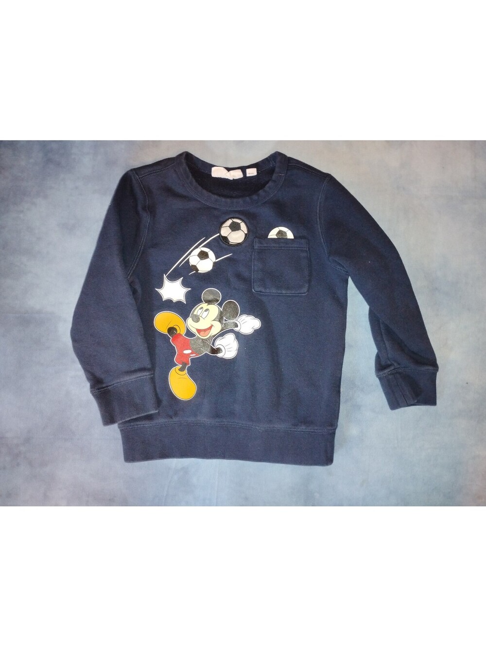 Disney Gap Mickey Mouse Blue Long Sleeve Sweatshirt